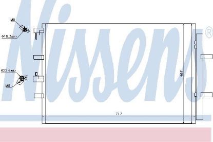 KLİMA RADYATÖRÜ 345695 TRANSİT V363 14-> CUSTOM 12-> 2.2 TDCI (KURUTUCULU) resmi