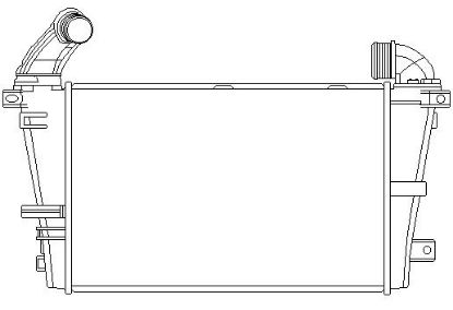 TURBO RADYATÖRÜ 345900 ASTRA-H (08>) 1.7 CDTI (523x328.6x27) resmi