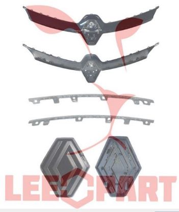 ÖN PANJUR SETİ BP43160 (PANJUR + ÇITA TAKIMI + LOGO) CLIO V resmi