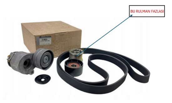 ALTERNATÖR GERGİ KİTİ LAGUNA-II 2.0 16V F4R TRAFIC MASTER (7 KANAL DİŞLİ İLE) resmi