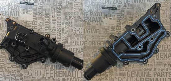 TERMOSTAT KOMPLE 8200561434 CLIO-III MEGANE-II 1.4 1.6-16V MODUS (8200158269) resmi