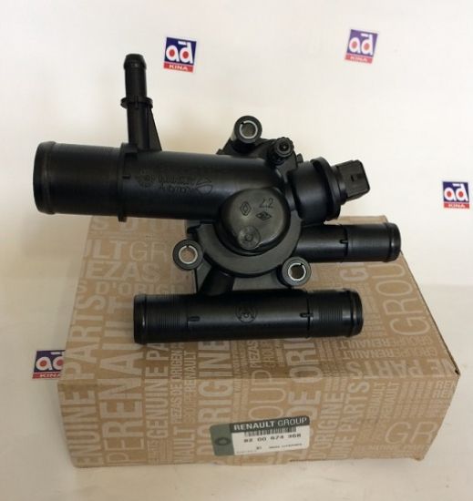 TERMOSTAT KOMPLE 8200674368 LAGUNA KANGO TRAFIK 1.8-9 DCI F9Q resmi