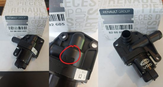 RÖLANTİ VAKUM VANASI 8200692605 CLIO-II MEGANE 1.4 1.6 16V resmi