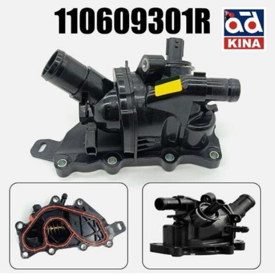 TERMOSTAT KOMPLE 89°C 110609301R MEGANE-IV KADJAR DUSTER TALISMAN 1.3 TCE H5H resmi