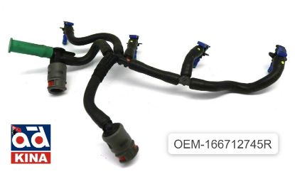 ENJEKTÖR GERİ DÖNÜŞ HORTUMU 166712745R MEGANE-IV SYMBOL 1.5 DCI K9K (EURO6) resmi