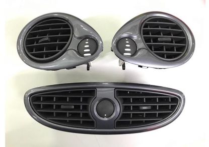 TORPİDO HAVALANDIRMA IZGARASI SET (SAĞ+SOL+ORTA) (FÜME) CLIO III resmi