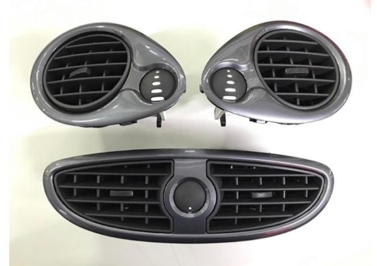 TORPİDO HAVALANDIRMA IZGARASI SET (SAĞ+SOL+ORTA) (FÜME) CLIO III resmi