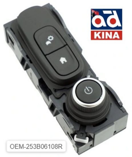 MULTİMEDYA KUMANDASI CLIO IV CAPTUR 253B06108R resmi