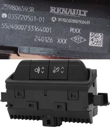 TORPİDO SOL KUMANDA PANEL - FAR AYAR ANAHTARI CLIO V 259806593R resmi