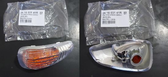 AYNA SİNYALİ (SARI) SAĞ 261603141R MASTER-III MOVANO NİSSAN NV400 resmi