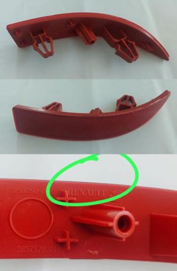 TAMPON REFLEKTÖRÜ ARKA SOL 265757838R KANGO 2024 resmi