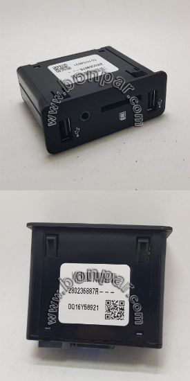 MULTİMEDYA PRİZİ USB +AUX 280236887R MEGANE-IV TALİSMAN KALOS resmi