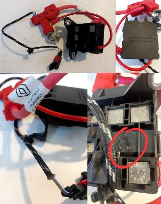 AKÜ KUTUP BAŞI KOMPLE 285A80001R LAGUNA IIII resmi