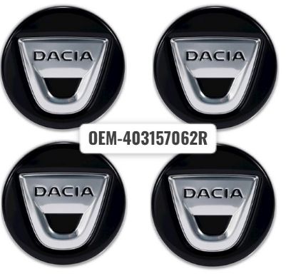 JANT KAPAK TAKIMI (4 AD) SİYAH 403157062R DUSTER II SANDERO III LOGAN III JOGGER resmi