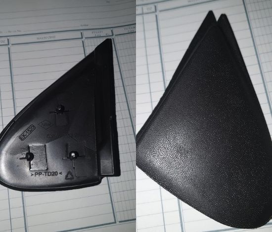 AYNA ÜÇGEN BAKALİTİ TAKIMI SAĞ+SOL MEGANE III FLUENCE resmi