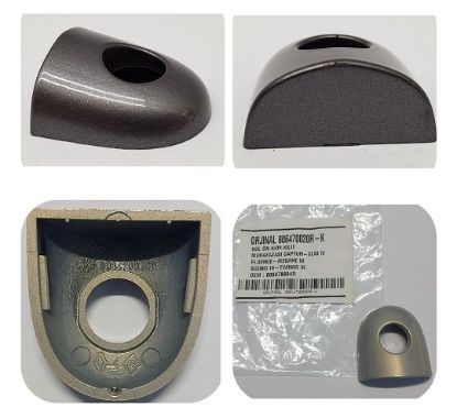 KAPI KİLİT MUHAFAZASI ÖN SOL (GRİ) CAPTUR CLIO IV FLUENCE MEGANE III ZOE resmi