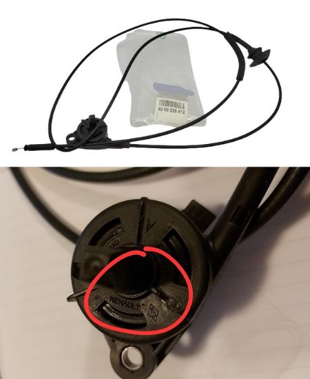 KAPUT TELİ CLIO II 8200091632 resmi