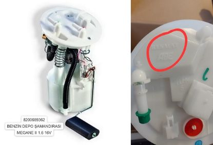 DEPO ŞAMANDIRASI 8200689362 MEGANE-II 1.6-16V (8200130191) resmi