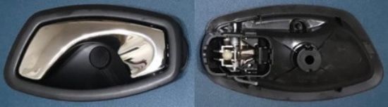 KAPI İÇ AÇMA KOLU SOL SİYAH KROM 826730001R FLUENCE MEGANE III CLIO IV LATITUDE resmi