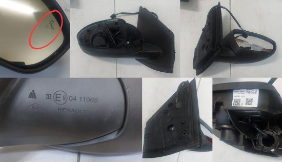 AYNA SAĞ SANDERO III ELEKT.ISIT 9FİŞ KÖR NOKTA UYARICILI SENSÖRLÜ KAPAKSIZ resmi