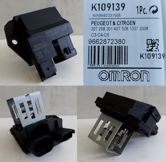 FAN REZİSTANSI P1007 P2008 P207 P208 P301 P407 P508 1.4 1.6 HDi P207 P208 resmi