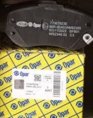 DİSK FREN BALATASI ÖN 77367923E EGEA 15-21 resmi