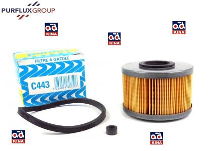 MAZOT FİLTRESİ C443 KANGO 1.9D (98-) EKSPRES TRAFIK 1.9D (-01) resmi