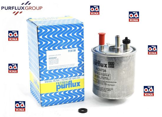MAZOT FİLTRESİ FCS738 KANGO LAGUNA-III 1.5 DCI (09-) (SU SENSÖR YUVALI) resmi