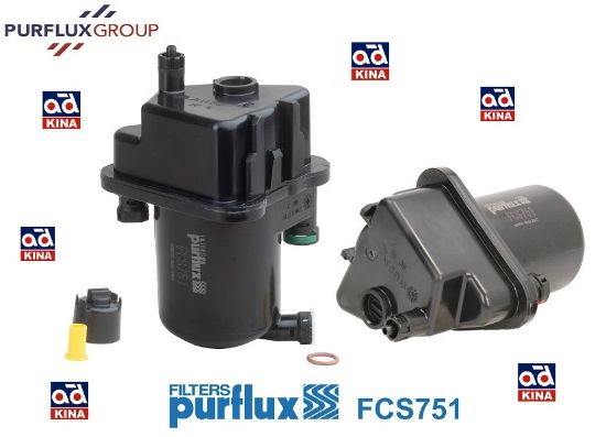 MAZOT FİLTRESİ FCS751 CLIO-III 1.5 DCI (07-) SENSÖRLÜ 65 80 HP (HDF945) resmi