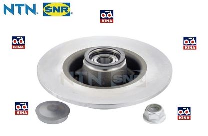 BİLYALI FREN DİSKİ ARKA (ADET) MEGANE-II 03> MODUS CLIO III 05> (KÜÇÜK TİP: 240) resmi