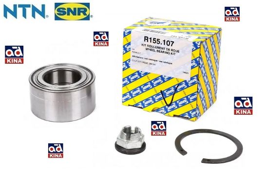 TEKER RULMANI KİTİ ÖN R155107 CLIO-III MEGANE-II DUSTER (12-) DOKER (XGB41930) resmi