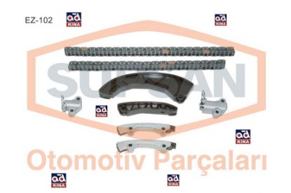 ZİNCİR SETİ EZ102 ACCENT ERA GETZ 1.5 CRDI-16V ENG.(D4FA) (8PARÇA) resmi