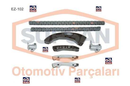 ZİNCİR SETİ EZ102 ACCENT ERA GETZ 1.5 CRDI-16V ENG.(D4FA) (8PARÇA) resmi