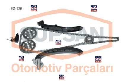 ZİNCİR SETİ EZ126 GOLF V-VI PASSAT JETTA TİGUAN SCİROCCO 1.4 TSI 122HP-140-160 resmi