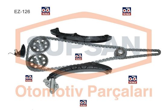 ZİNCİR SETİ EZ126 GOLF V-VI PASSAT JETTA TİGUAN SCİROCCO 1.4 TSI 122HP-140-160 resmi