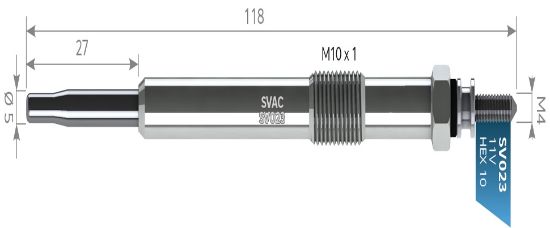 ISITMA BUJİSİ SV023 P407 P607 2.0 HDİ C5 C8 FOCUS MONDEO S40 2.0TDCİ resmi