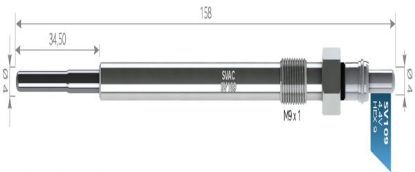 ISITMA BUJİSİ SV109 ASTRA-J INSIGNIA 2.0 CDTI DOBLO (08-) DUCATO 1.6 2.0 JTD resmi
