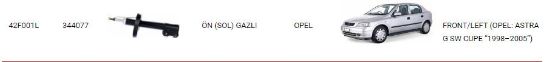 AMORTİSÖR ÖN SOL 42F001L ASTRA-G (98-04) resmi