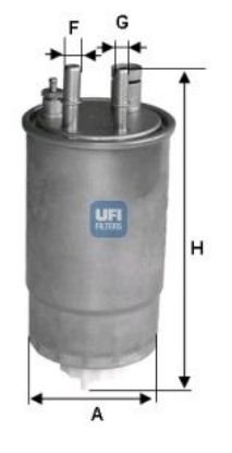 MAZOT FİLTRESİ 24ONE00 FIORINO DOBLO 1.3 JTD (07-) GR.PUNTO (3 ÇIKIŞLI) resmi