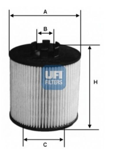 YAĞ FİLTRESİ 2506400 INSIGNIA ASTRA-H-J 1.6 CORSA-D VECTRA-C (A16XER) (Z16XER) resmi