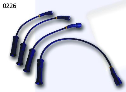 BUJİ KABLOSU TAKIMI 0226 MEGANE R19 CLIO 1.6 IE (97-98) resmi