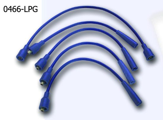 BUJİ VE BOBİN KABLO TAKIMI 0466LPG R12 SİYAH resmi