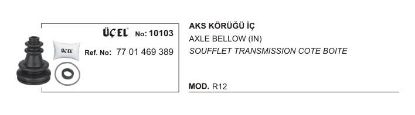 AKS KÖRÜĞÜ İÇ 10103 R12 7701469389 (ÜÇGEN KAFA) resmi