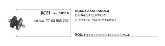 EKSOZ TAKOZU 10114 R12 7700565762 resmi