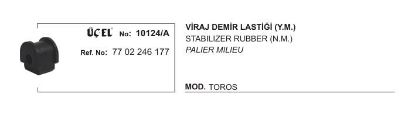 VİRAJ DEMİR LASTİĞİ 10124A R12 TOROS YM 7702426177 resmi