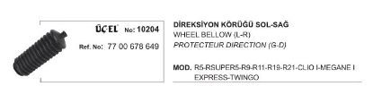 DİREKSİYON KÖRÜĞÜ 10204 R9 R11 R19 R21 CLIO-I MEGANE-I EKSPRES TWINGO 7700678649 resmi