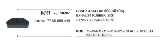 EKSOZ ASKI LASTİĞİ 10207 R9 R11 R19 R21 EKSPRES MASTER TRAFIK BÜYÜK 7700686449 resmi