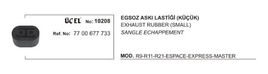 EKSOZ ASKI LASTİĞİ 10208 R9 R11 R21 EKSPRES KÜÇÜK 7700677733 resmi