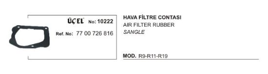 HAVA FİLTRE CONTASI 10222 R9 R11 R19 7700726816 resmi