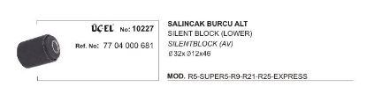 SALINCAK BURCU ALT 10227 R9 R11 R21 EKSPRES 7704000681 resmi